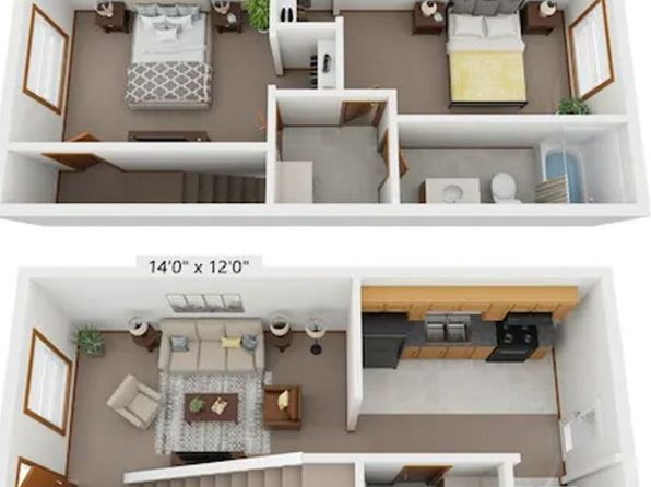 Troy Crossing - 2 Bedroom & 1.5 Bath Townhome - Troy, Ohio, 1340D Michael Ct, Troy, OH 45373
