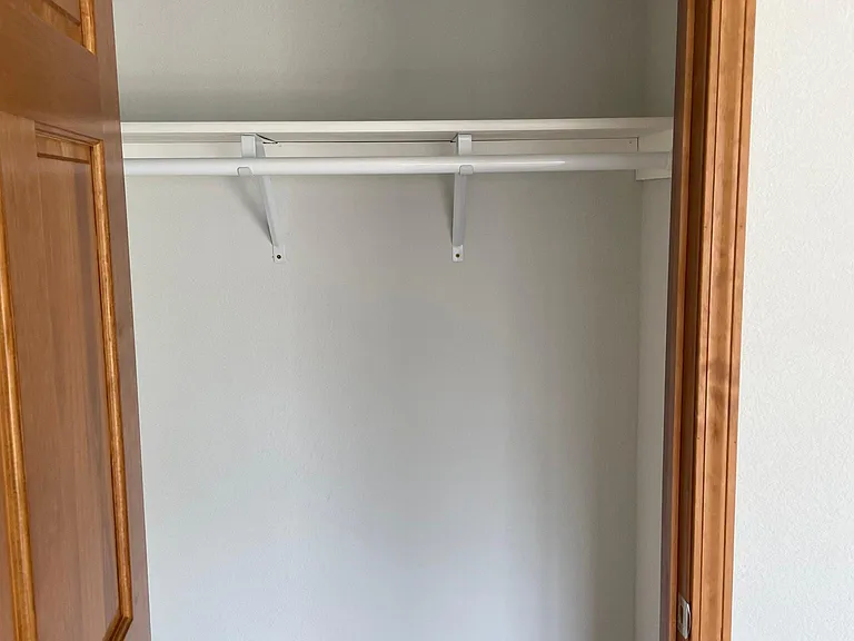 Coat closet upper level