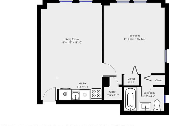 2nd image of 215 W 83rd St APT 4D