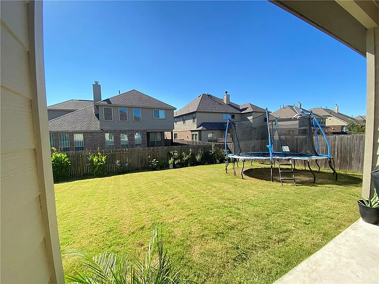 Huge backyard