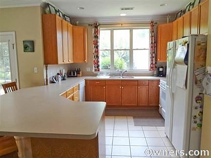 large bright kitchen