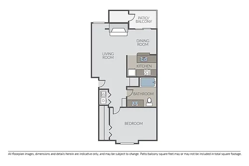 Floor plan Plan 1B