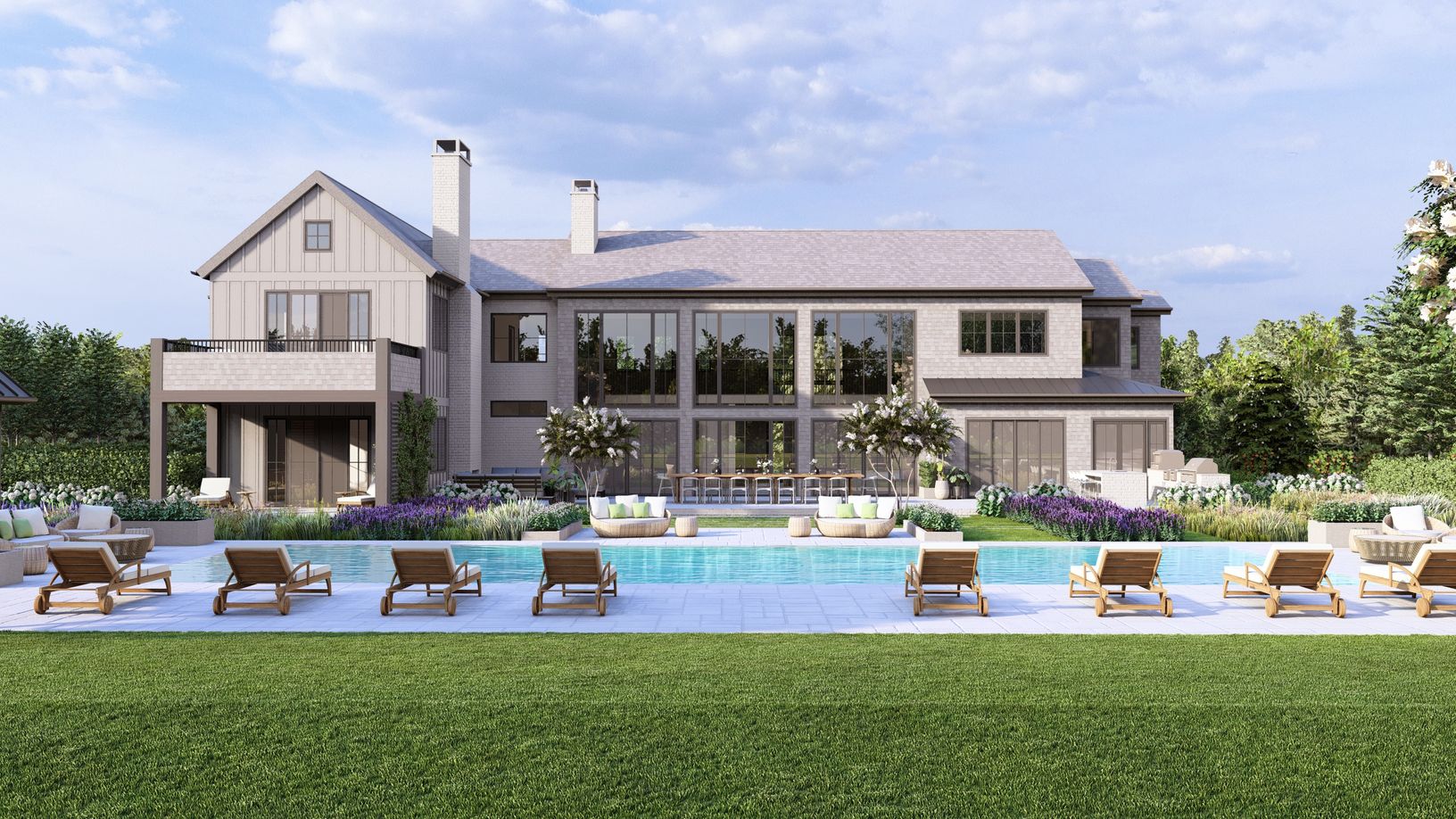  Southwest facing rear yard