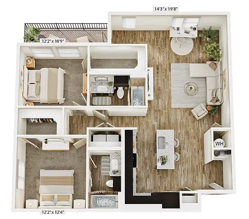 Floor plan B3a