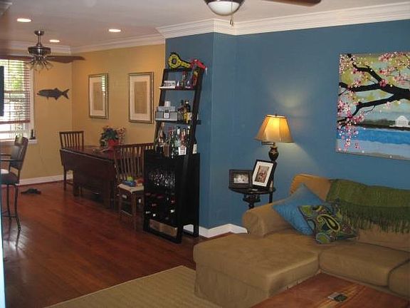 Living Room. View from the front entry way.