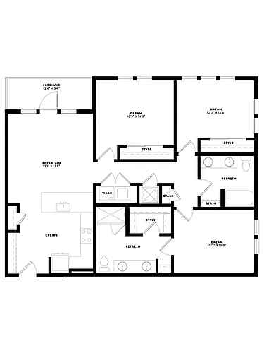 Floor plan C1