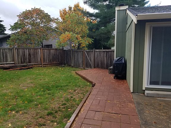 Backyard lawn with pateo & BBQ