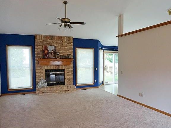 View of the Great Room as you enter the foyer. Notice the vault ceiling.