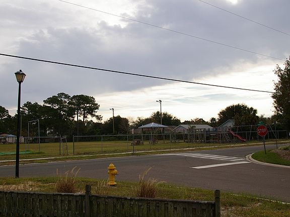 View from Driveway of School Playground
