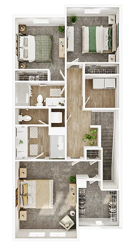 Floor plan TH4