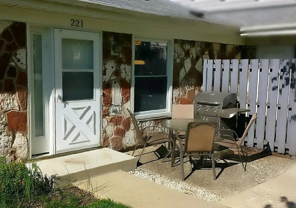 Private patio