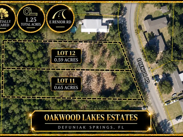 LOT 11&12 E Renoir Rd, Defuniak Springs, FL 32433
