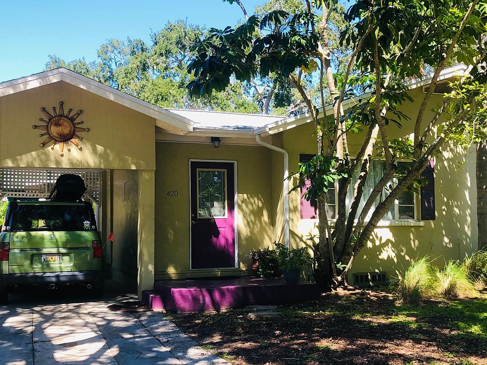 Front of house and carport