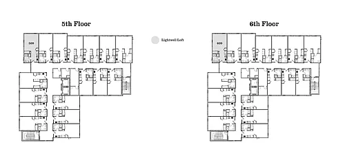 Floor plan Lightwell Loft