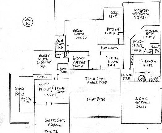 floor plan of home