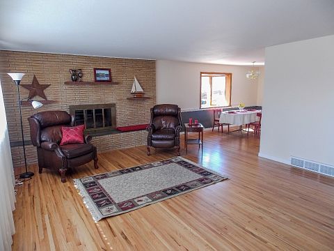 Living Room and Dining Room