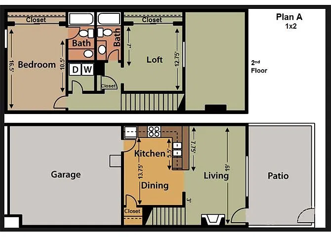 Floor plan Plan A