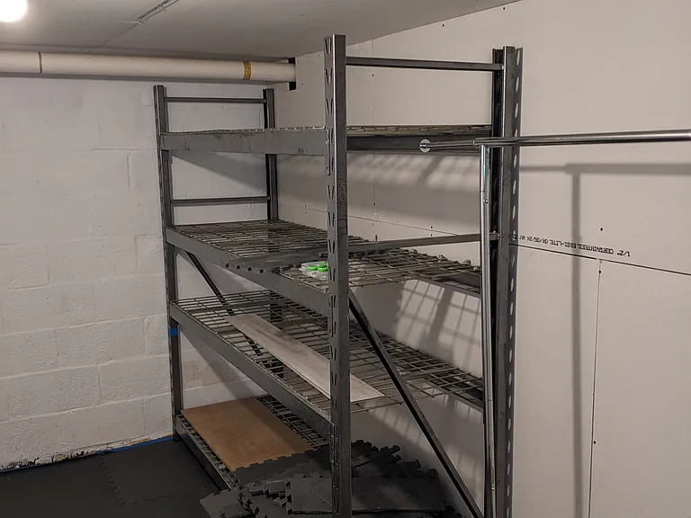 Extra storage room in apartment