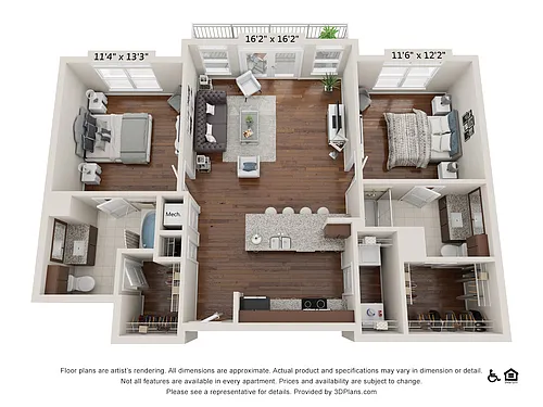 Floor plan B3