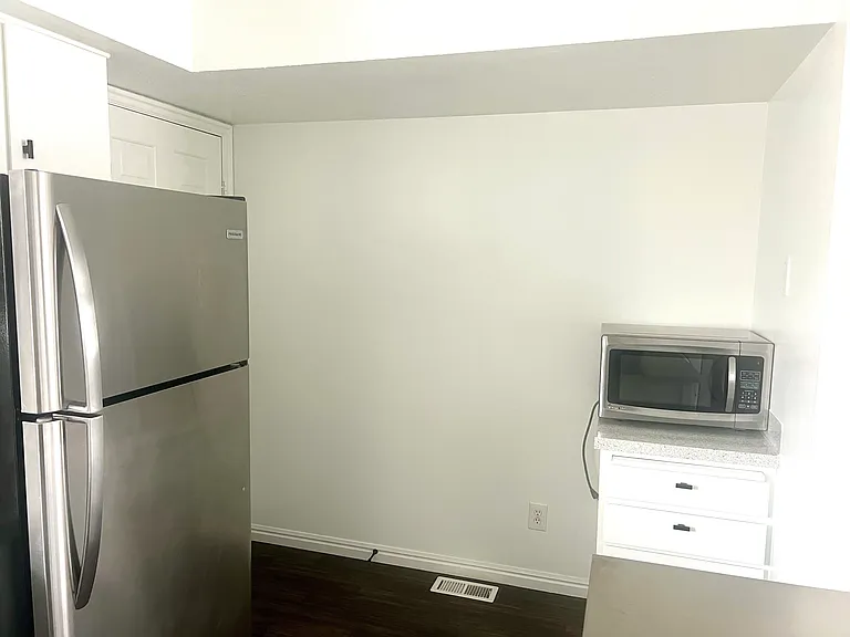 All stainless steel appliances.