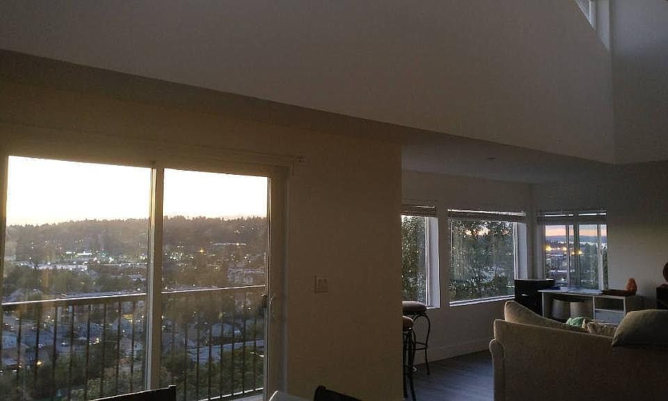 180 degree of city and water view