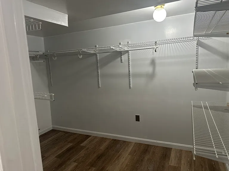 Oversized closet in lower level