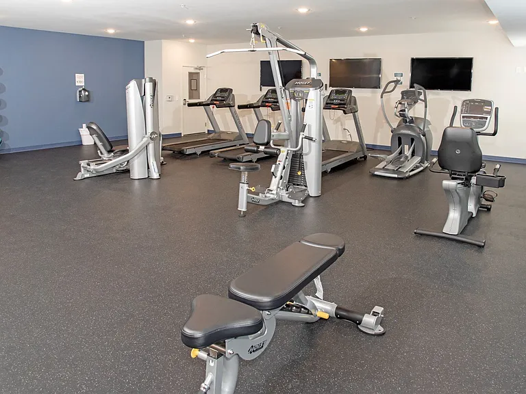 Fitness Center With Modern Equipment