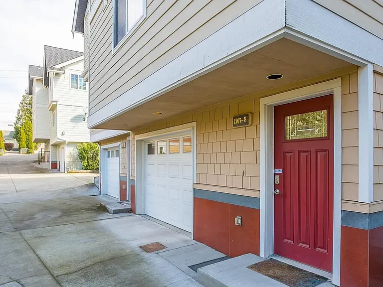 Front Door and Attached Garage