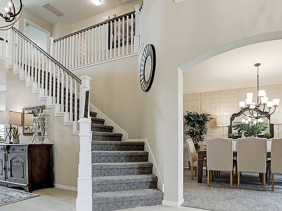 Dining room off foyer