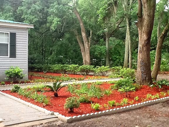 Front right side of house