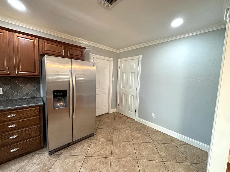 Breakfast area can accommodate a small table