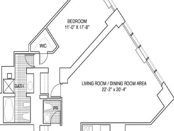 2nd image of 146 W 57th St APT 47C