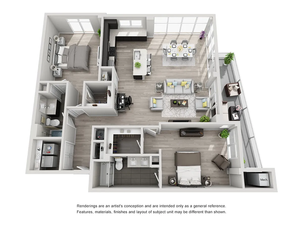Floor plan 2B