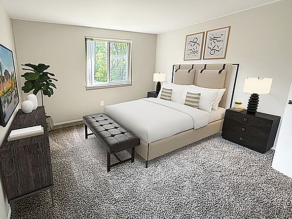Luxury Shelby township townhomehs recently updated with upscale kitchen and bath, with refreshing pool and sundeck for summer fun.
