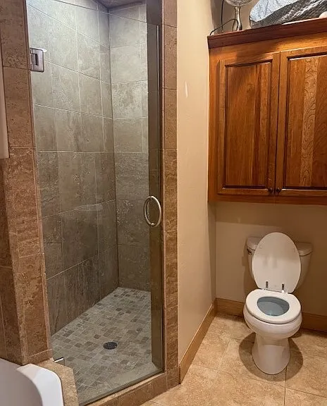 Mater Ba shower stall