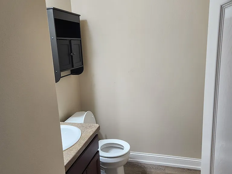 Main level half bath