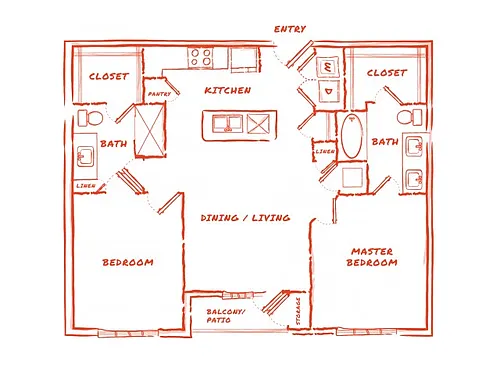 Floor plan B1
