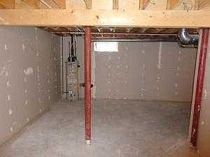 open basement
