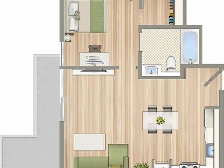 550 Sqft Layout 550 Sqft Layout