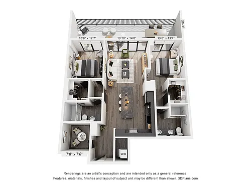 Floor plan B3