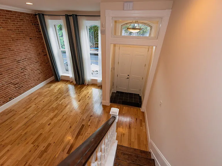 Living room and front vestibule