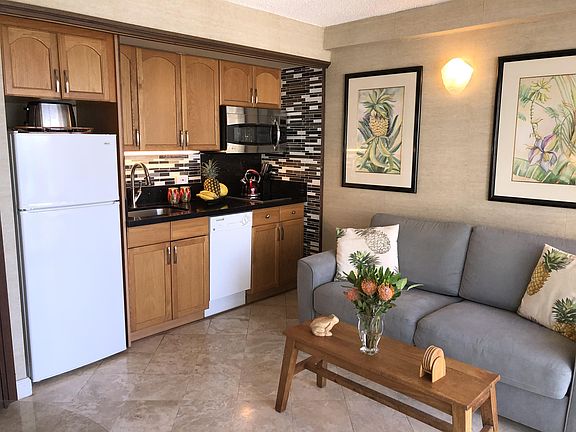 Full kitchen with dishes and pans too