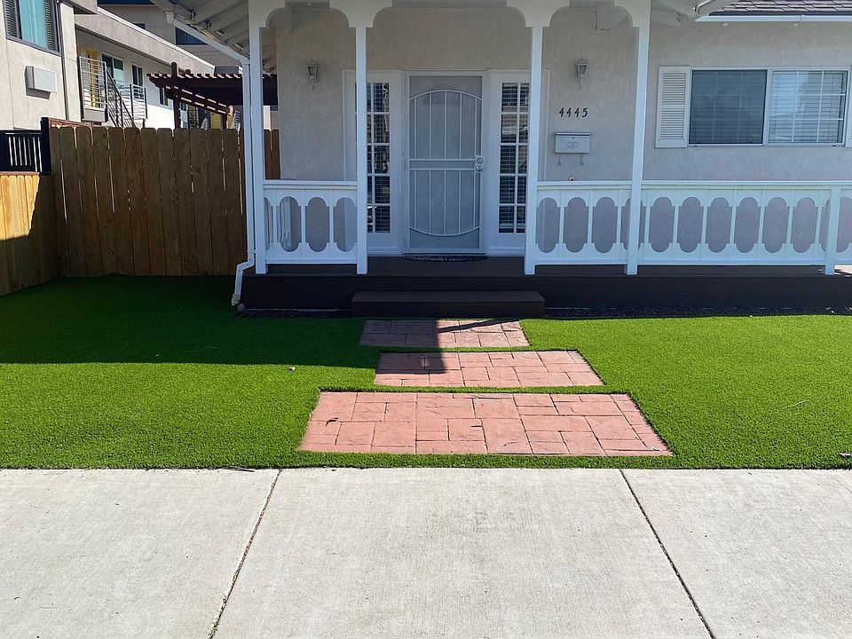 Front door and porch