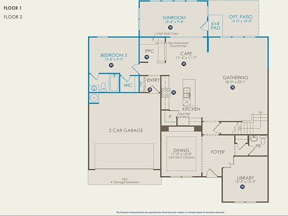 Woodward Floor Plan, Quick Move-In Home, Floor 1