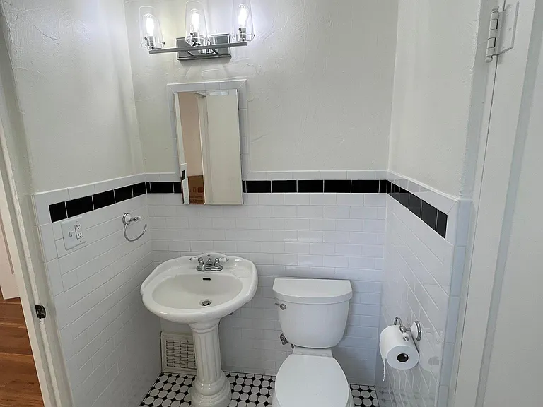 Bathroom - sink and toilet
