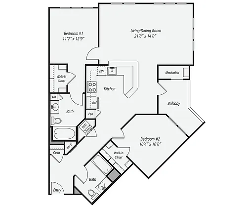 Floor plan B9-1288