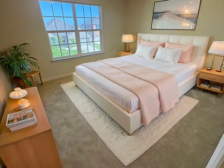 Upstairs bedroom reimagined.