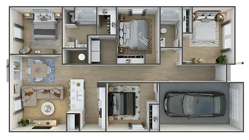 Floor plan Beacon Hill