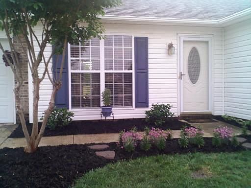 The front of the house