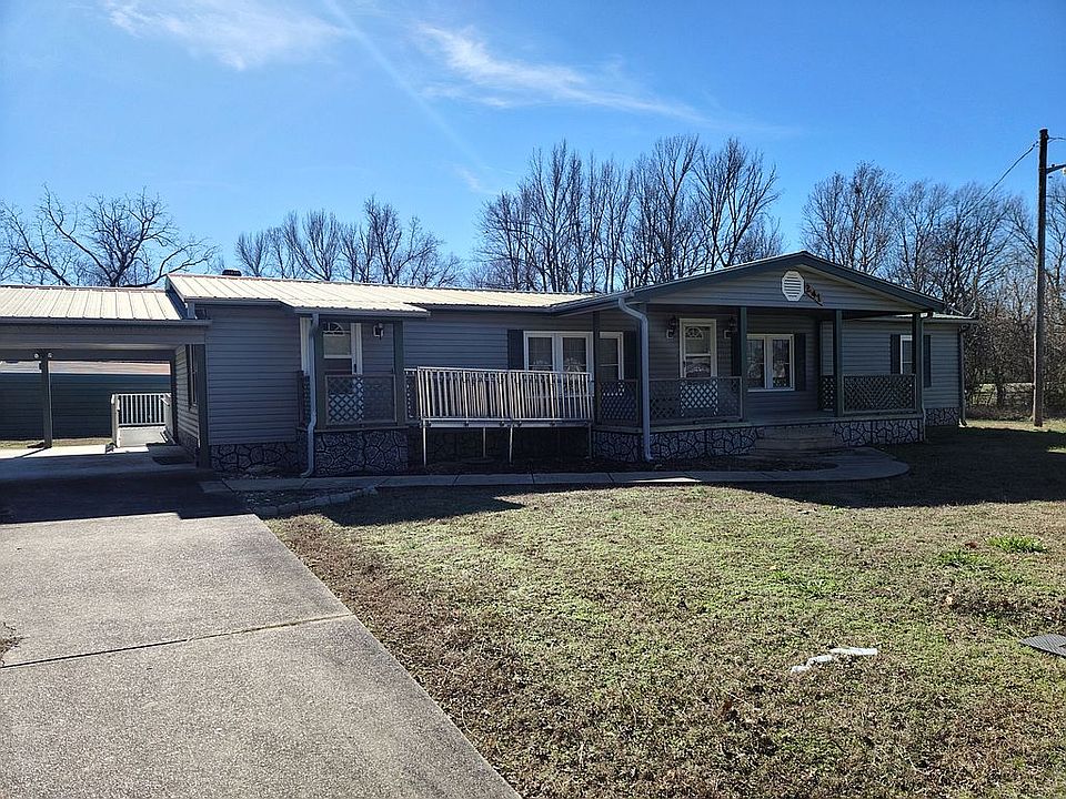 Front and partial carport